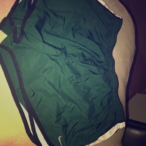Green women’s Nike Running Shorts XL